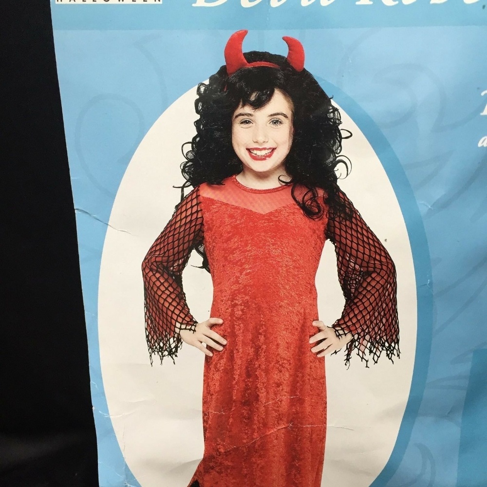 DEVIL ROBE Child Costume Size Large - Picture 2 of 4
